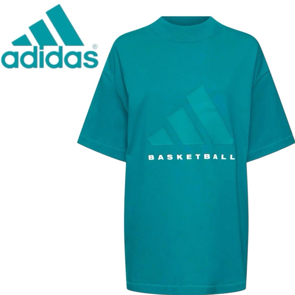 Adidas SAMPLE One Ctn Jer T Basketball Heavyweight Tee Mens Sz-L NWT